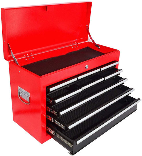 AWTools Metallischer Werkzeugkisten P60xB26xH39cm