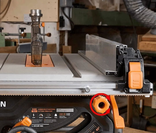 Evolution EVO-R255TBL+ Bench Saw with Power 1800W, Cutting Disc Diameter 25.4mm & Cutting Speed 2500rpm