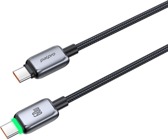Samsung Плетен кабел USB-C мъжки - USB-C 60W Черен 1m CB03CC