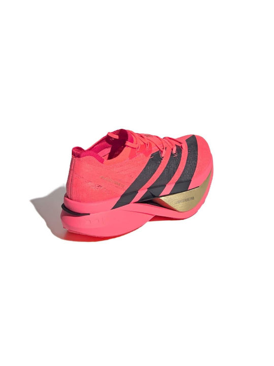 Adizero Prime X3 Strung Мъжки Спортни Обувки Running Solar Turbo / Grey Six / Lucid Red