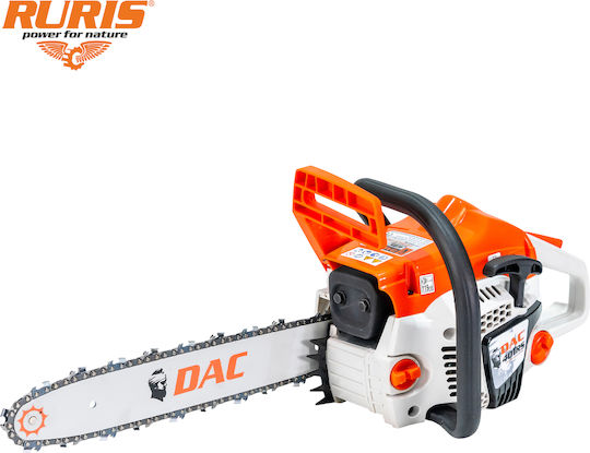 Ruris DAC 401RS Benzin-Kettensäge 2,5hp 5,2kg mit Klinge 35cm und Einfacher Start