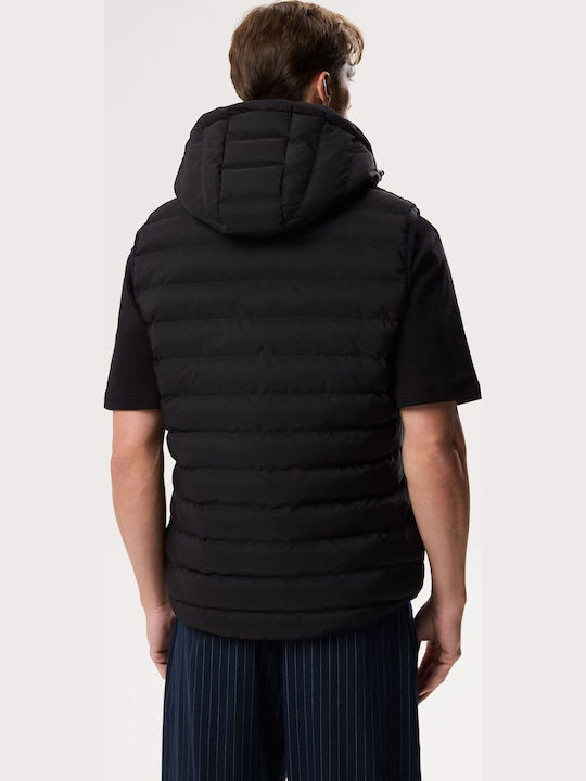 Без ръкав Яке Puffer Черно