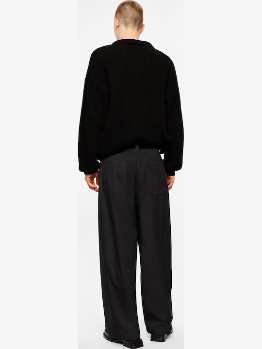 Men's Baggy Black Trousers