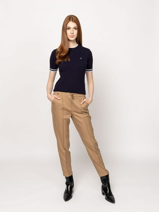 Women's Cotton Sweater Navy