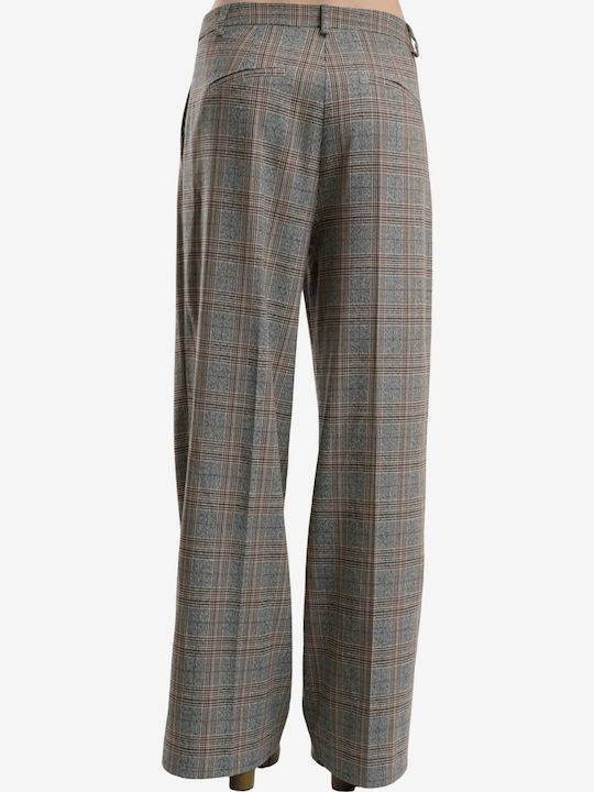 Women's Grey Suit in Straight Leg Style