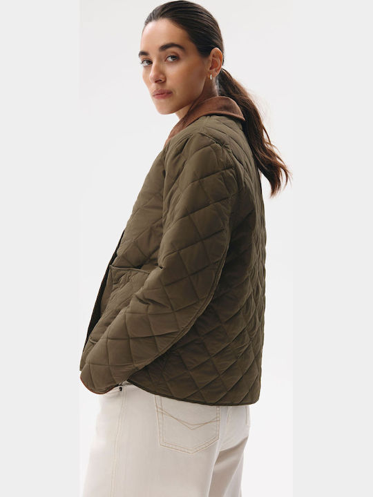 Barnis Women's Jacket for Spring/Autumn Khaki