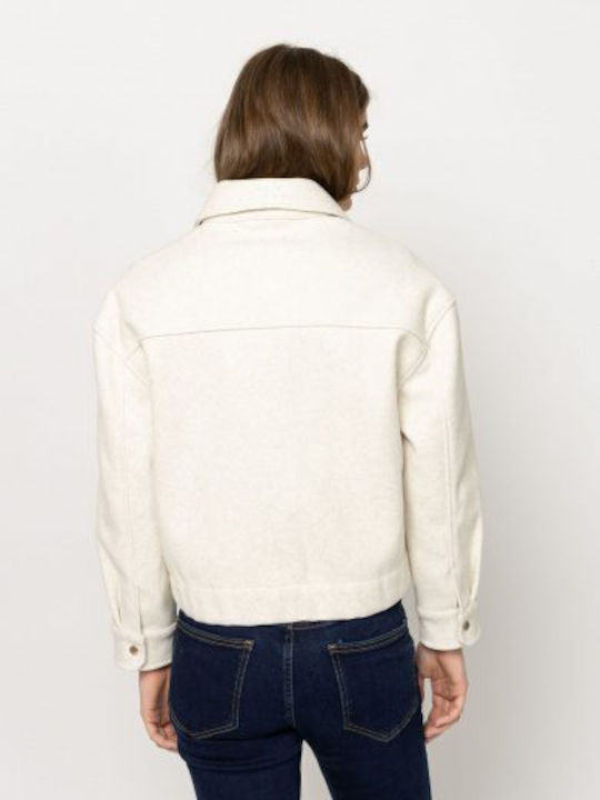 Women's Winter Jacket Cream