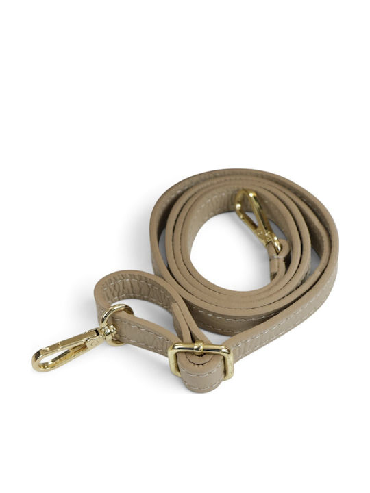 Leather Women's Shoulder Bag Taupe