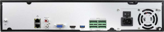 BCS BCS-P-NVR3208-A-4K(4) NVR Устройство за запис с 32 Канала и 4K Анализ