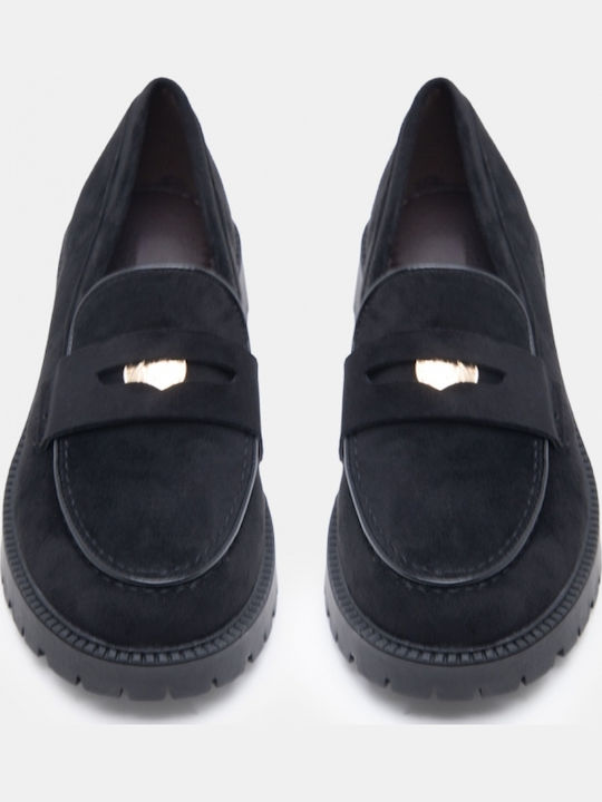 Γυναικεία Loafers σε Μαύρο Χρώμα