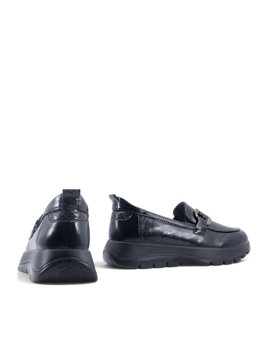 Mocasini Dama Loafers Negru Culoare Full Face