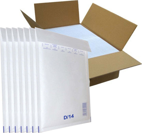 Emerson Set of Catalog Envelope Type Padded Mailing Envelopes 100 Pieces White
