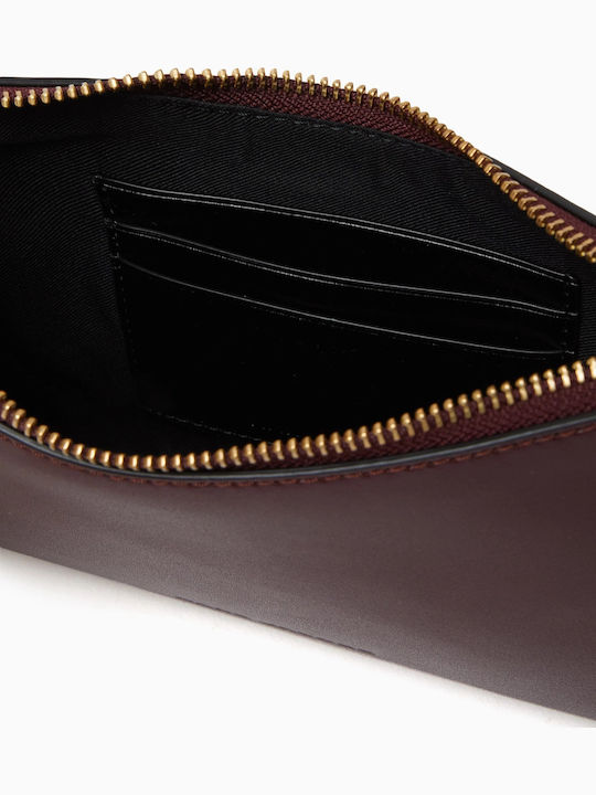 Pouch Mini Women's Shoulder Bag Burgundy