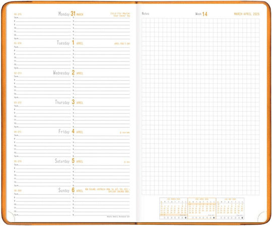 Rhodia Webplanner Седмична Агенда A5 2027 Бордо