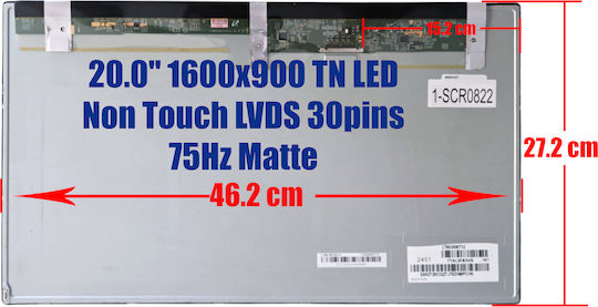 Лаптоп Екран LED / Touch 1600x900 Матов за Laptop Dell Optiplex 3011 All-in-one 1-SCR0822