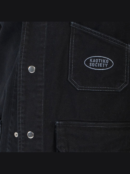 Denim Jacke Schwarz