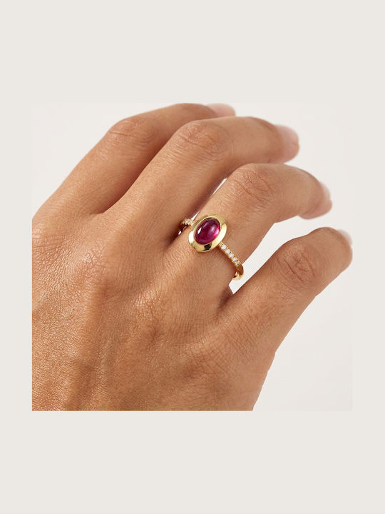 Damentringe mit Diamant aus 18K Gold