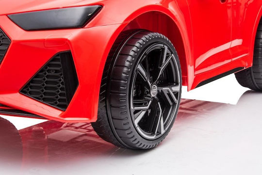 Audi RS6 Μονοθέσιο με Τηλεκοντρόλ 12 Volt Κόκκινο για 3+ Ετών 11965