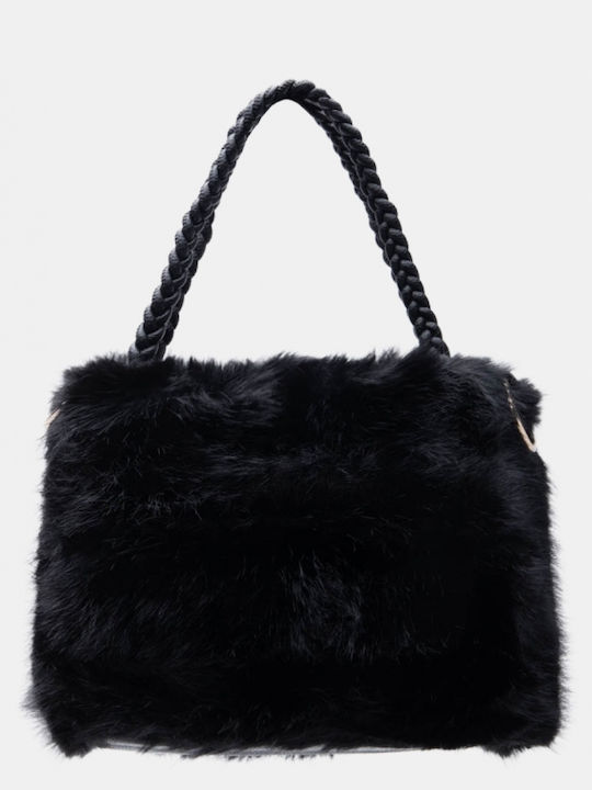 Fur Women's Handbag Crossbody Black