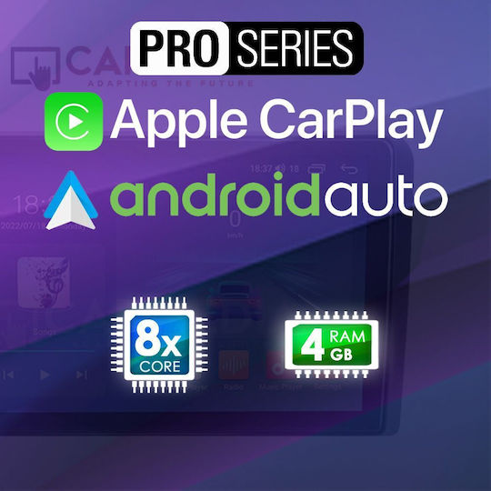 Carmedia Автомобилна Аудио Система За Fiat Linea 2007-2011 Bluetooth USB Вграден Wi-Fi GPS Apple CarPlay Android Auto С Touch Screen 9.5"