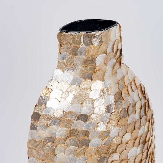 Paper Vase Beige Φ18xH45cm Paper Vase Beige Φ18xH45cm