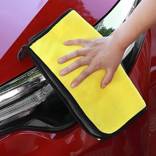 Car Wash + Polishing Kit Telescopic Brush Microfiber Cloth 100×50cm