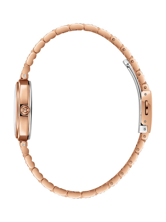 Lee Cooper Мъжки Часовник 32mm На Батерия с Розово Злато Металик Браслет