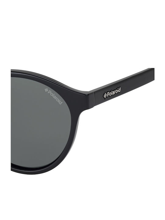 Polaroid Sunglasses Μαύρα with Acetate Frame & Black Lens Polaroid Sunglasses Μαύρα with Acetate Frame & Black Lens