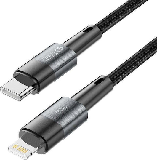 Tech-Protect USB-C to Lightning Cable 20W Black 2m THP2031