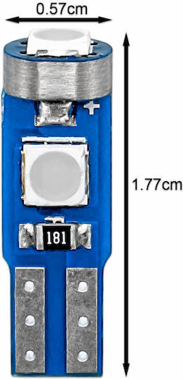 Autolampen & Motorrads T5 LED Blauen 12V 1.5W Menge 2