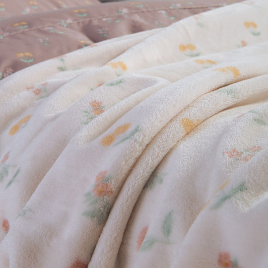Nef-Nef Homeware Violan Комплект одеяло Полар Единично 160x220см Екрю