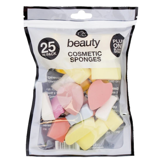 County Beauty Set mit Make-up-Schwämmen 25Stück