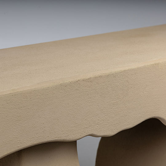 Wooden Console Ecru L120xW36xH81cm