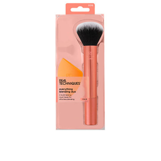 Real Professional Set with Makeup Brushes and Sponges for Powder 2pcs