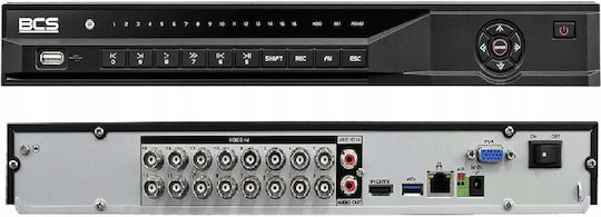 BCS BCS-L-XVR1604-4KE-IV HVR Записващо Устройство 16 Канала с 4K Разделителна Способност
