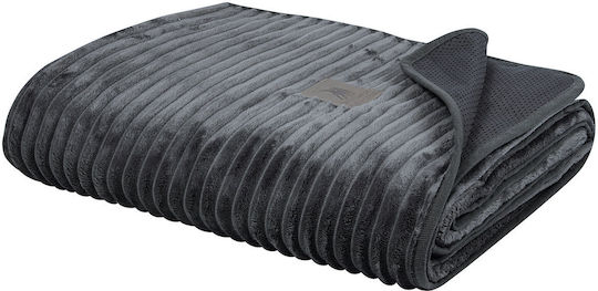 Greenwich Polo Club Essential Триместен диван Throw 180x300εκ. Тъмносив