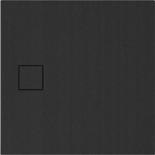 Cersanit Square Acrylic Shower Tray 90x90cm Black