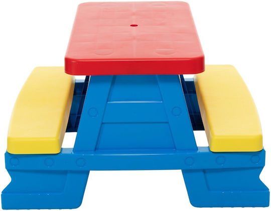 Kids Table Set with Chairs for Painting Plastic Blue Kadax