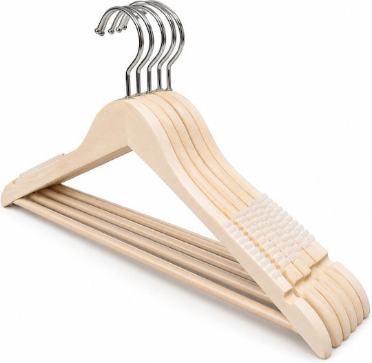 HANGERHUB Humero Kleiderbügel Für Hosen Hölzernes 20Stücke