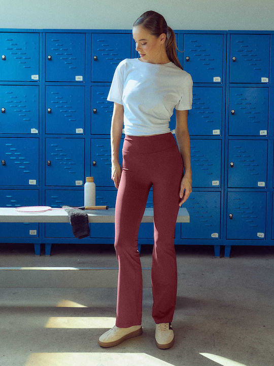 Celestino Дамски Клин Камбана Slim Fit Бордо