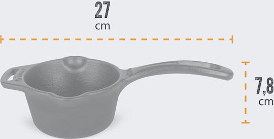Petromax Petromax Milchtopf aus Gusseisen 0,5l / 7,8cm
