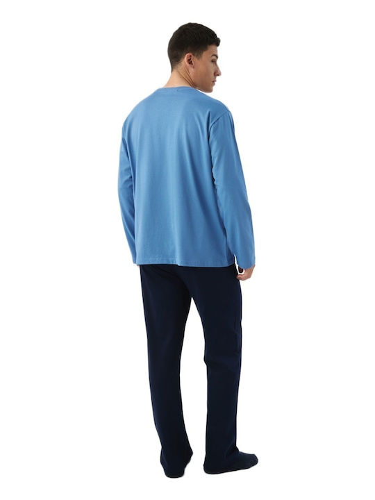Minerva Winter Men's Pyjamas Light Blue