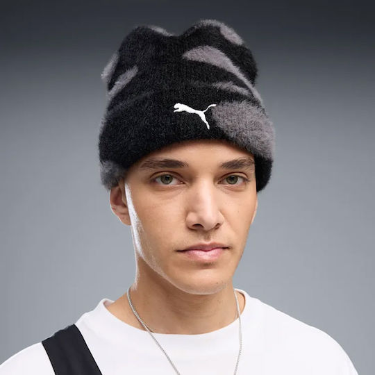 Mid Beanie Γυναικείος Σκούφος Πλεκτός σε Μαύρο χρώμα