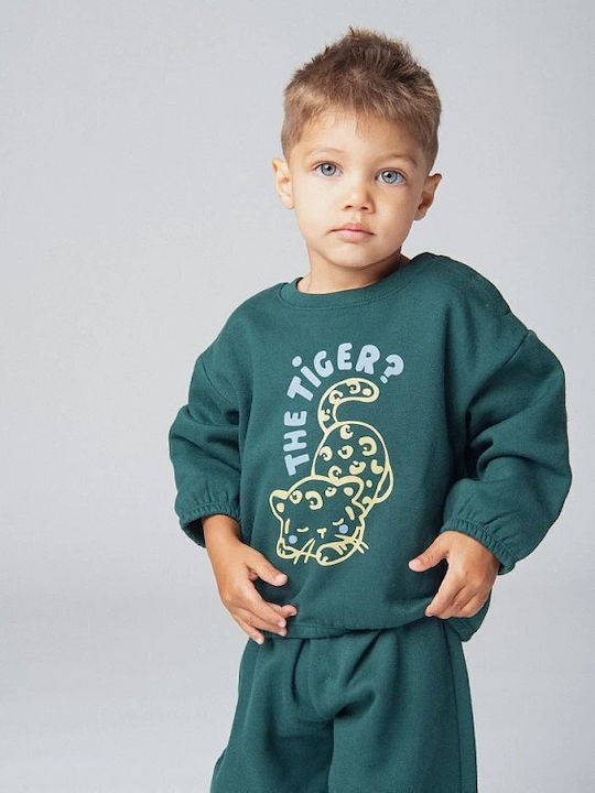 Set pentru Copii cu Pantaloni de Iarnă, 2 Piese, Verde