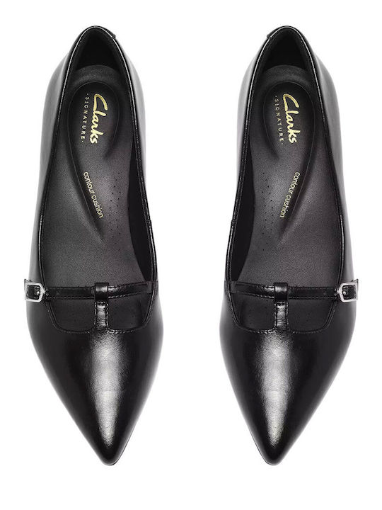 Leder Pumps Schwarz