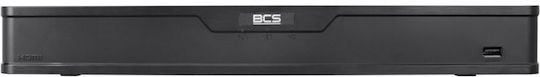BCS BCS-P-NVR1602-A-4KE-16P(3) NVR Устройство за запис 16 Канала с Анализ 4K