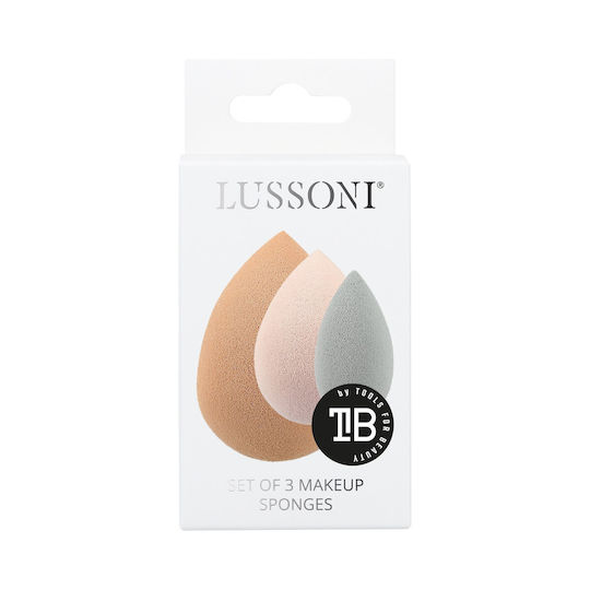 Lussoni Set cu Pensule de Machiaj 3buc