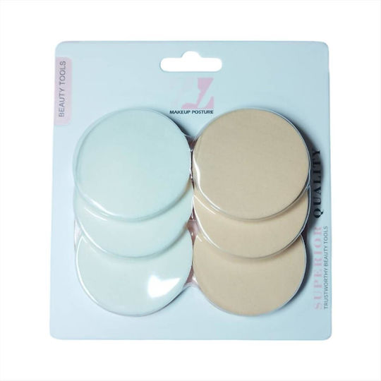Beauty Salon Professionell Set mit Make-up-Schwämmen für Foundation 6Stück