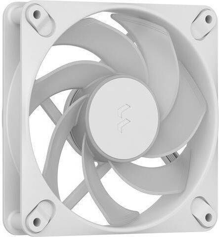 Fractal Design Dynamic 3 - 12 Обратен Перкa Вентилатор за Кутия 120mm (2200rpm / 63.9cfm) с RGB Осветление и Свързване 3-Pin / 4-Pin PWM Бял