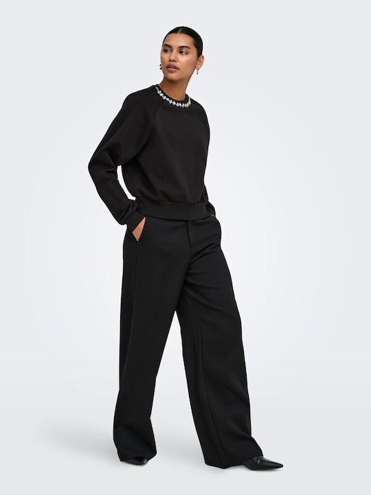 Long Women's Sweatshirt Black